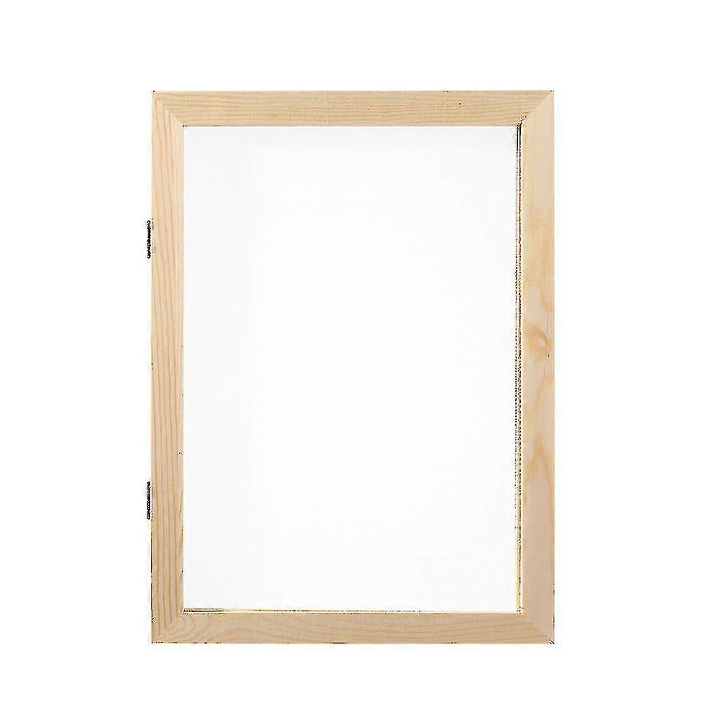 Natural Paper Making Mould Frame Craft Tool Wooden Mesh Mold Diy Papermaking