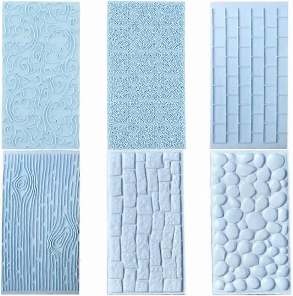 Embossing Mold For Chocolate, Powdered Sugar, 6 Pieces