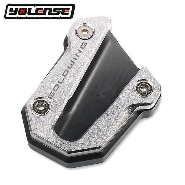 لهوندا GL1800 Goldwing 1800 GL 1800 18-23 دراجة نارية CNC Kickstand القدم الجانب الوقوف تمديد لوحة دعم لوحة تكبير الحامل