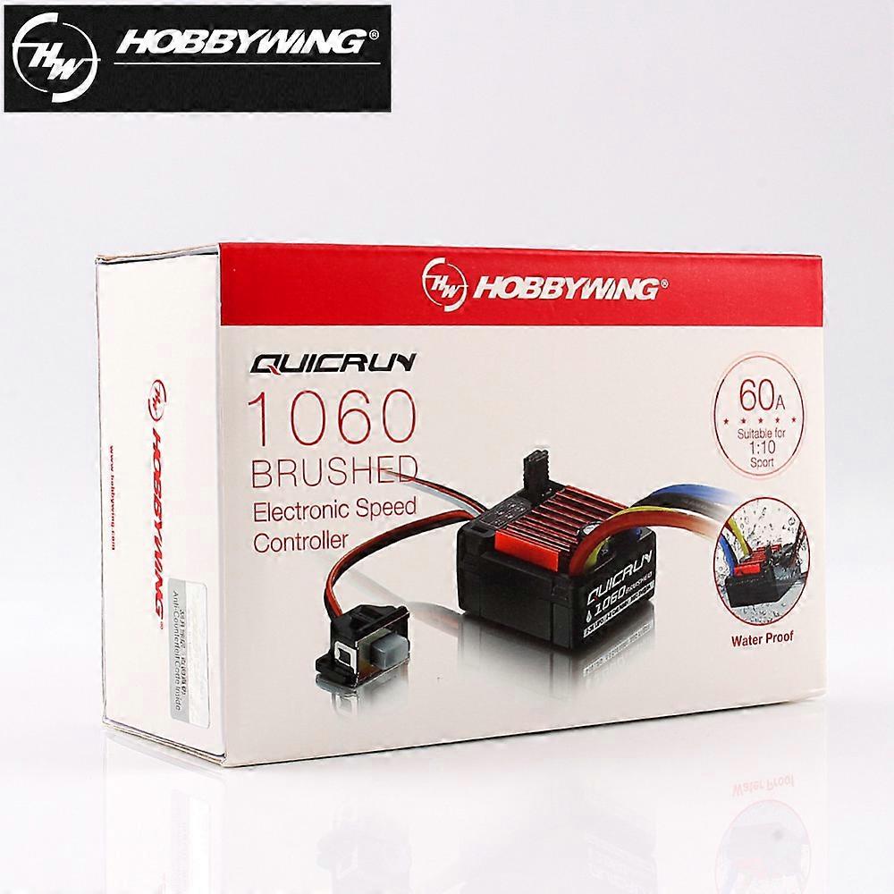 QuicRun 1060 ESC Brushed Electronic Speed Controller 60A ESC For 1:10 RC Car Waterproof For RC Car