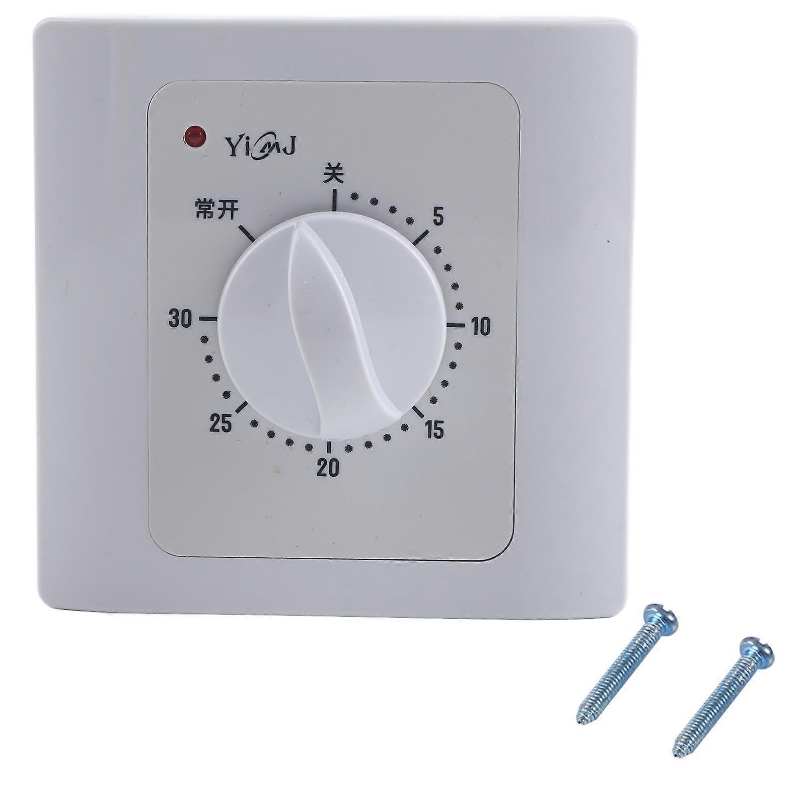 1Pc AC 10A 30Min Electric Time Countdown Digital Time Plug Timer Switch Control Socket