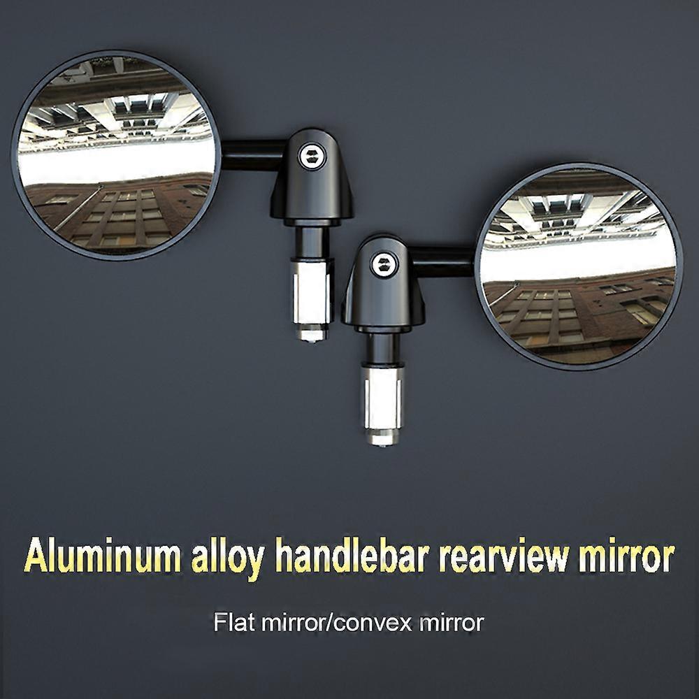 Motorcycle Retro Modified Handlebar Mirror Full Angle Folding Reversing Handlebar Rearview Mirror Motorcycle Decoration Supplies