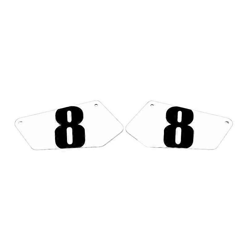 Motorcycle Number Plates Side Panel Plates Tops Powder Coated Table NUMBER For Yamaha XSR 900 2016 2017