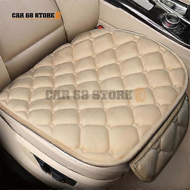 Car Seat Cover Front Rear Flocking Cloth Cushion Non Slide Auto Protector Mat Pad Keep Warm Universal For Cars And Office Chairs