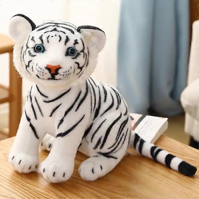 23cm Simulation Baby Tiger Plush Toy Stuffed Soft Wild Animal Forest Tiger Pillow Dolls For Kids Birthday Gift