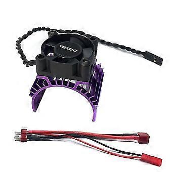 Compale Withmotor Heatsink Cover Ventola di raffreddamento per Wltoys 144001 124016, c