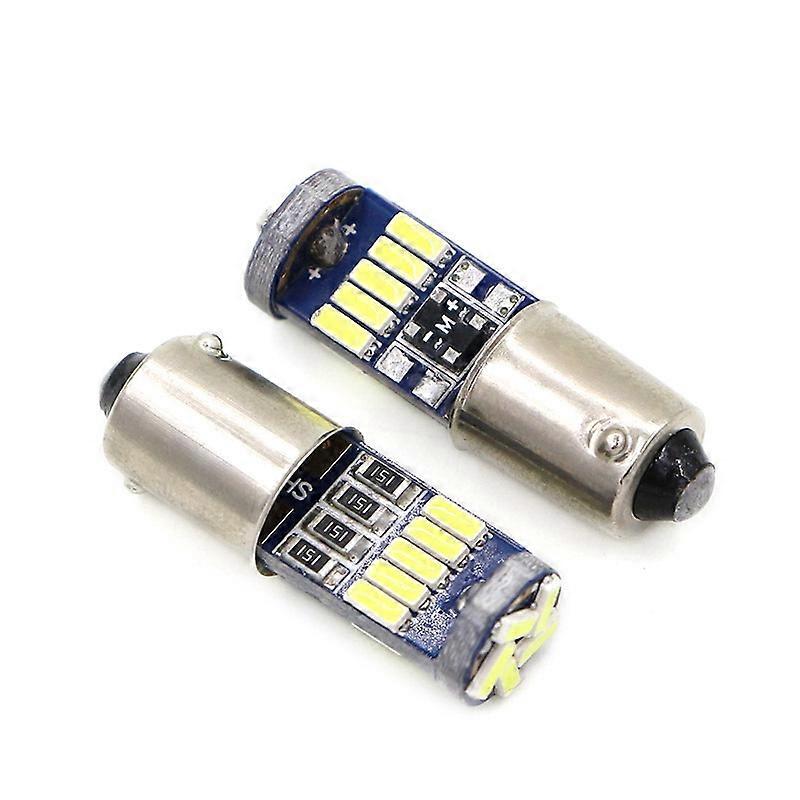 2pcs induction decoding wide light (white), T10-4014-15smd wide light, high brightness car modification LED light