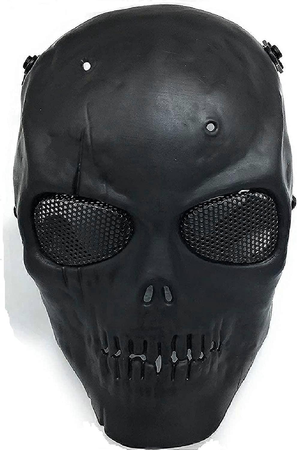 CS Protective Mask Halloween Airsoft Paintball Full Face Skull Skeleton Mask