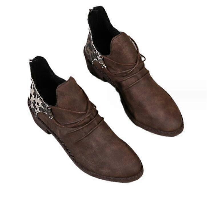 Women's V Pointed Toe Heel Zipper Boots