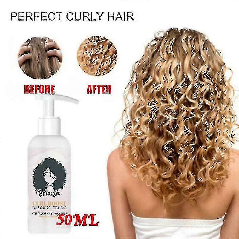 50ml Elastic Curls Styling Fluffy Curls Dry Repair Curly Hair Serum Hidratante Styling E Styling