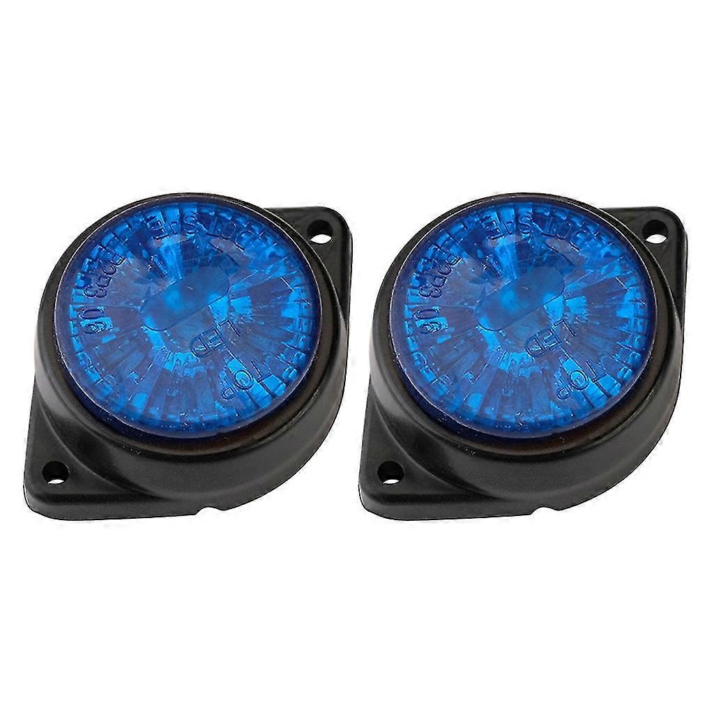2pcs 12v-24v Led Side Marker Lights Indicator Light Waterproof Clearance Lamp