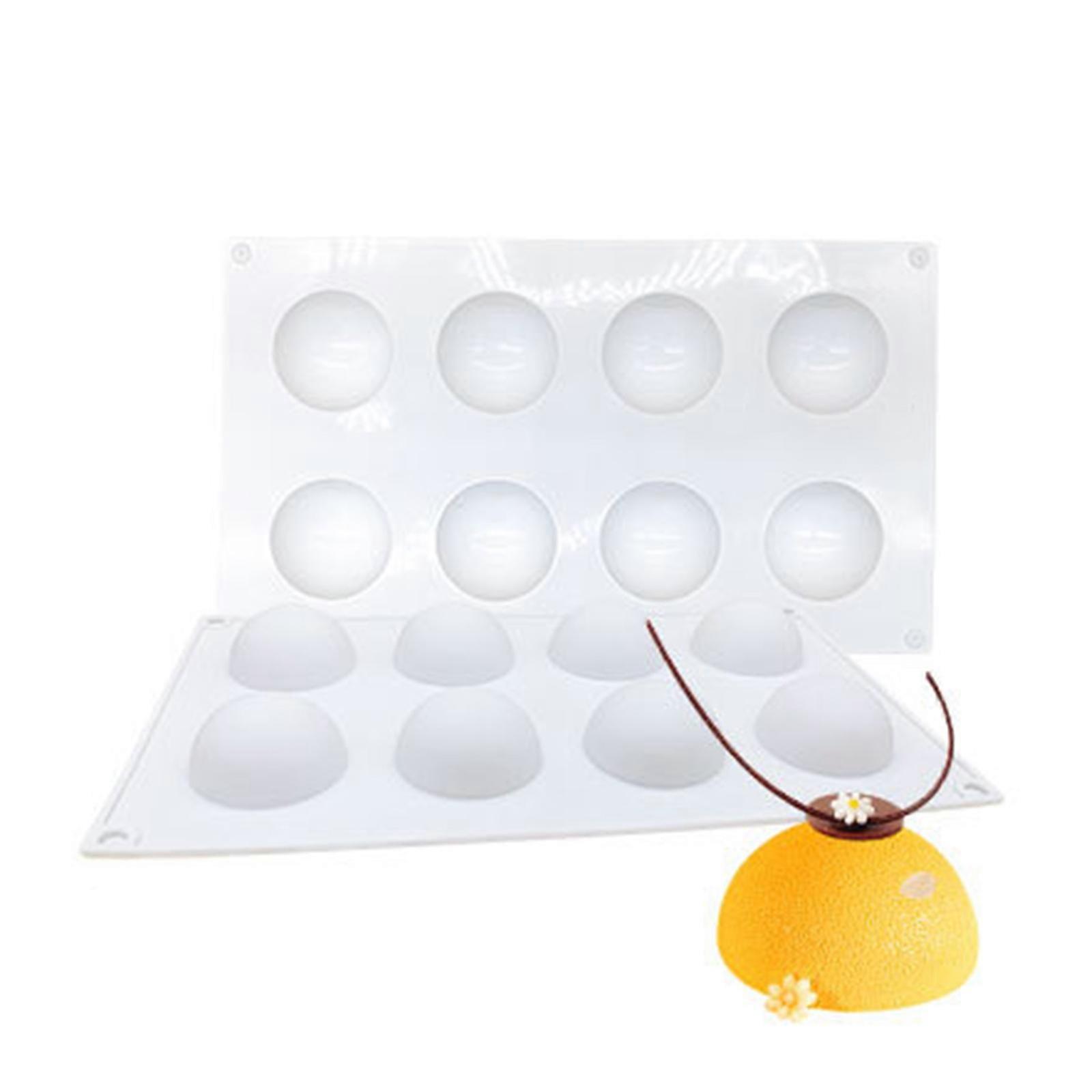 DIY Silicone Mould Semicircle Shape 3D Cake Mold Craft Cake Decorating Tools