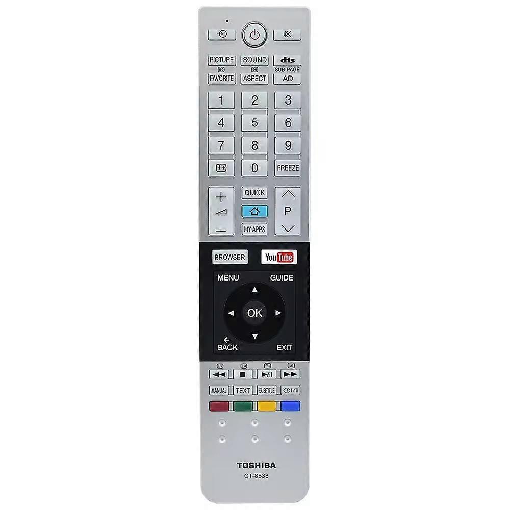 New Genuine CT-8538 For Toshiba Smart LCD TV Remote Control CT-8521 CT-8522