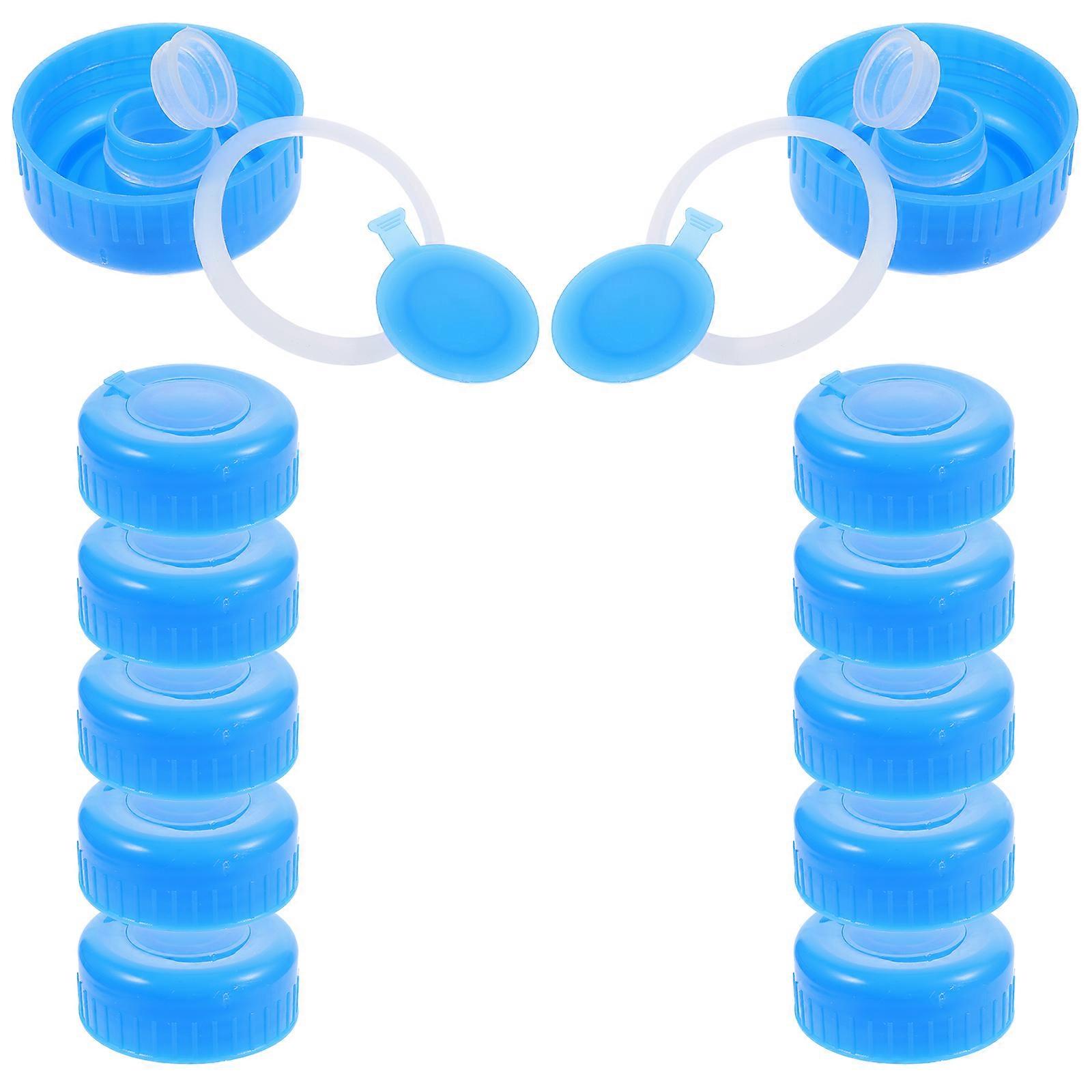 12pcs Bouchons de carafe d’eau réutilisable Couvercles de remplacement de carafe d’eau anti-déversement Bouchons de carafe d’eau