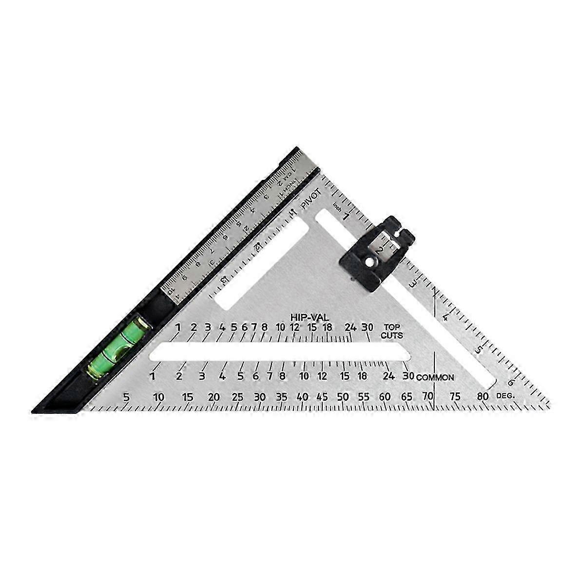 Woodworking Combination Square, Inch/metric Metal Combo Square, Accurate Woodworking Measure Square