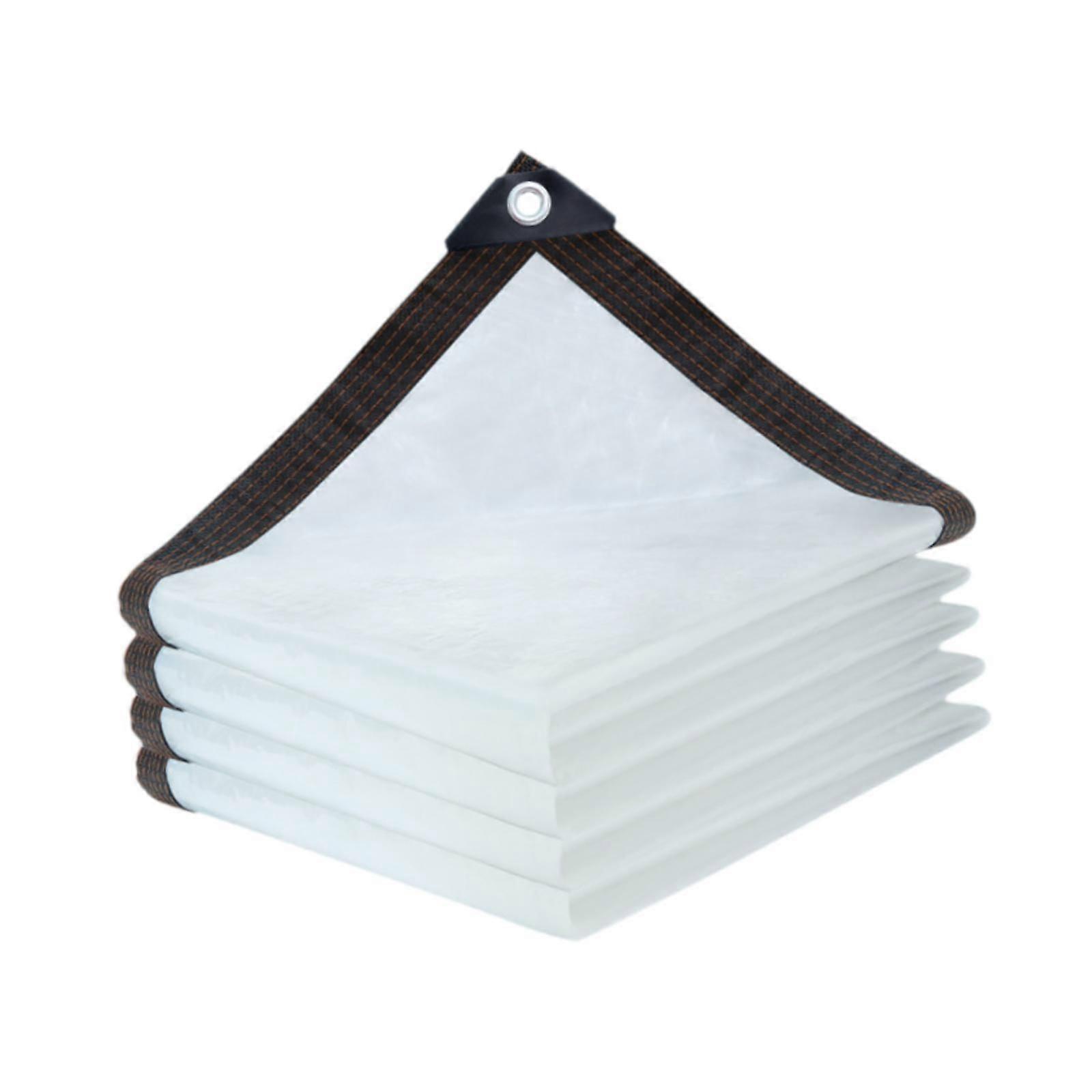 Clear Tarpaulin Dustproof Multipurpose Tarp Sheet for Greenhouse Porch Patio 1x2 m
