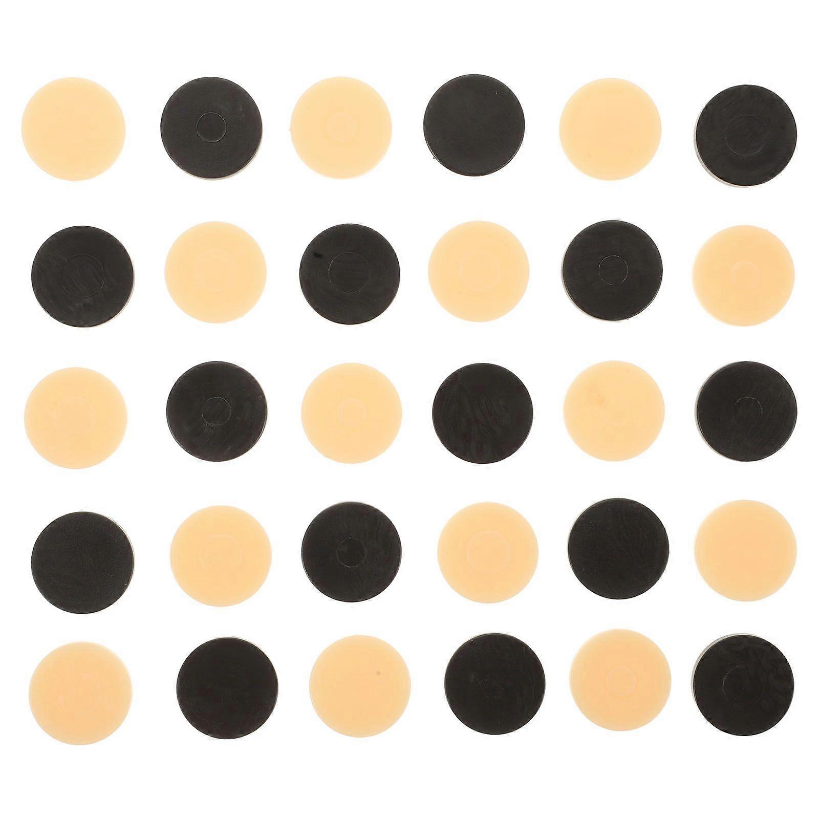 32Pcs Backgammon Pieces Board Game Plastic Checkers Pieces Backgammon Pieces Round Backgammon Pieces Backgammon Game Accessory Accessory