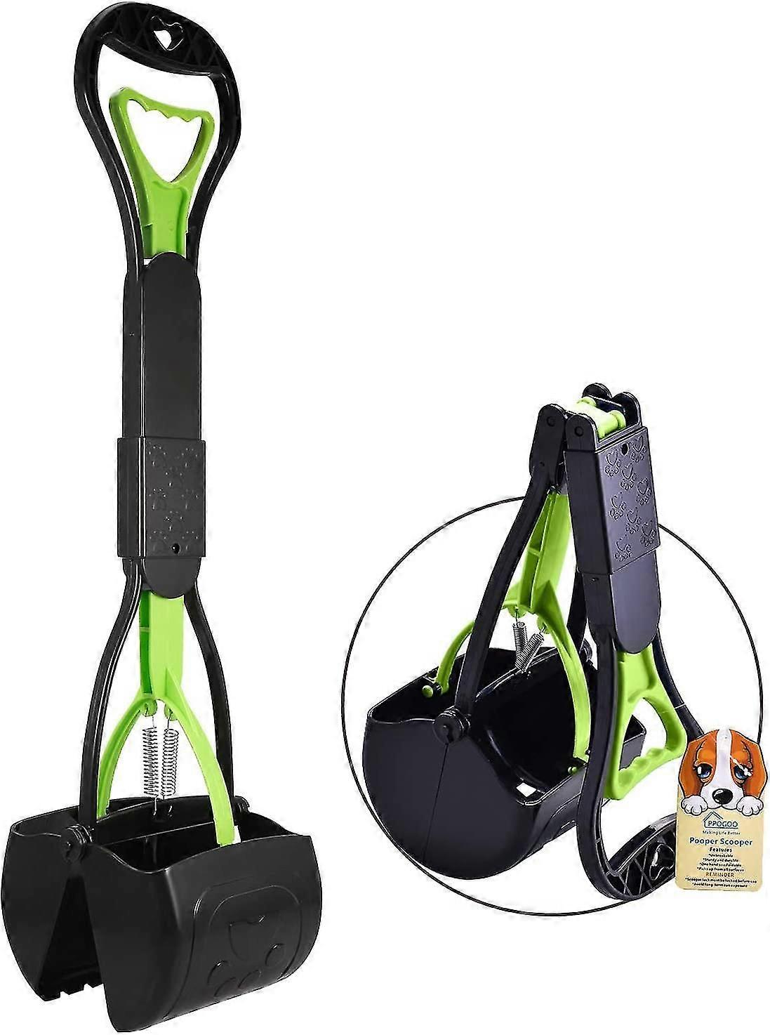 Non-breakable Pet Pooper Scooper For Dogs And s With Long Handle High Strength Material And Durable Spring For Easy Grass And Gravel Pi Up