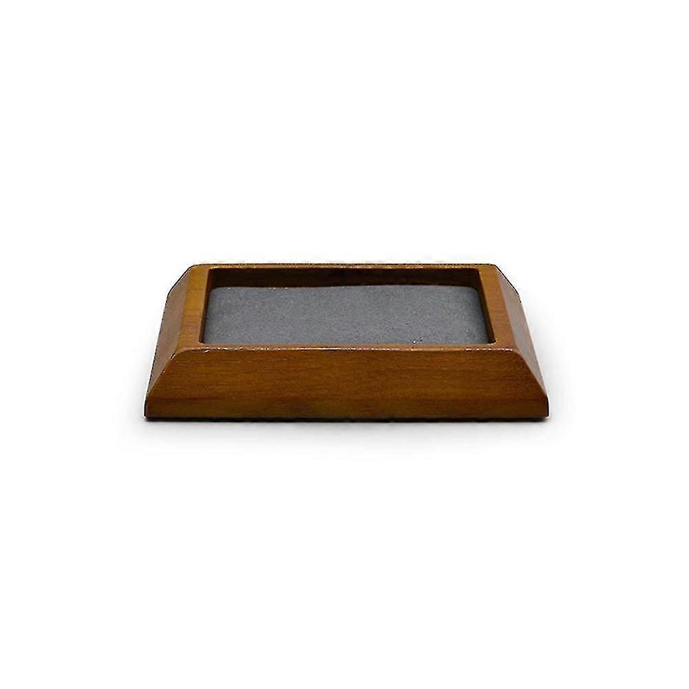 Solid Wood Bangle Display Tray With Microfiber For Shop Showcase,d