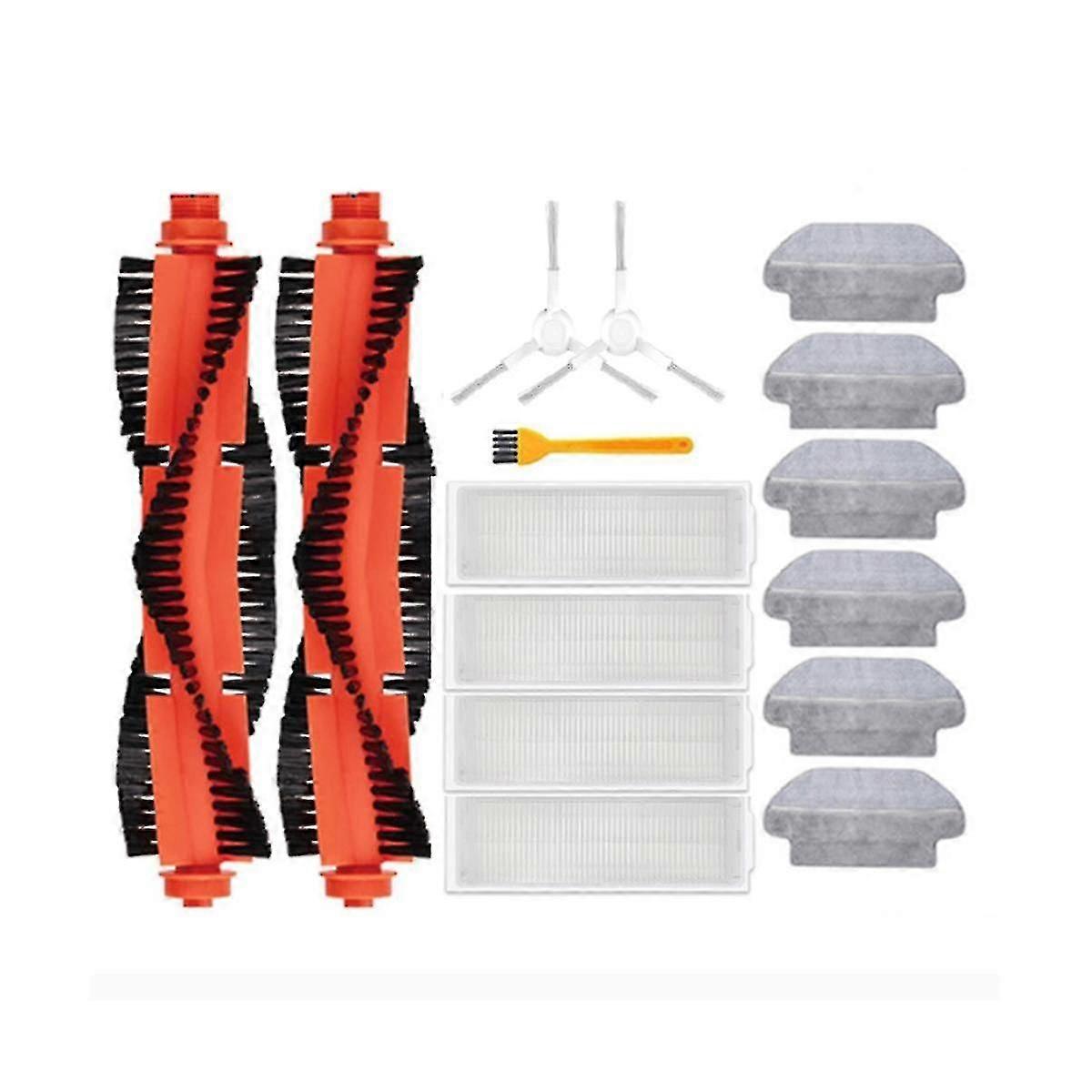 15pcs For Stytj02ym 3c Vacuum Accessories Main Side Brush Filter Mop Cloth