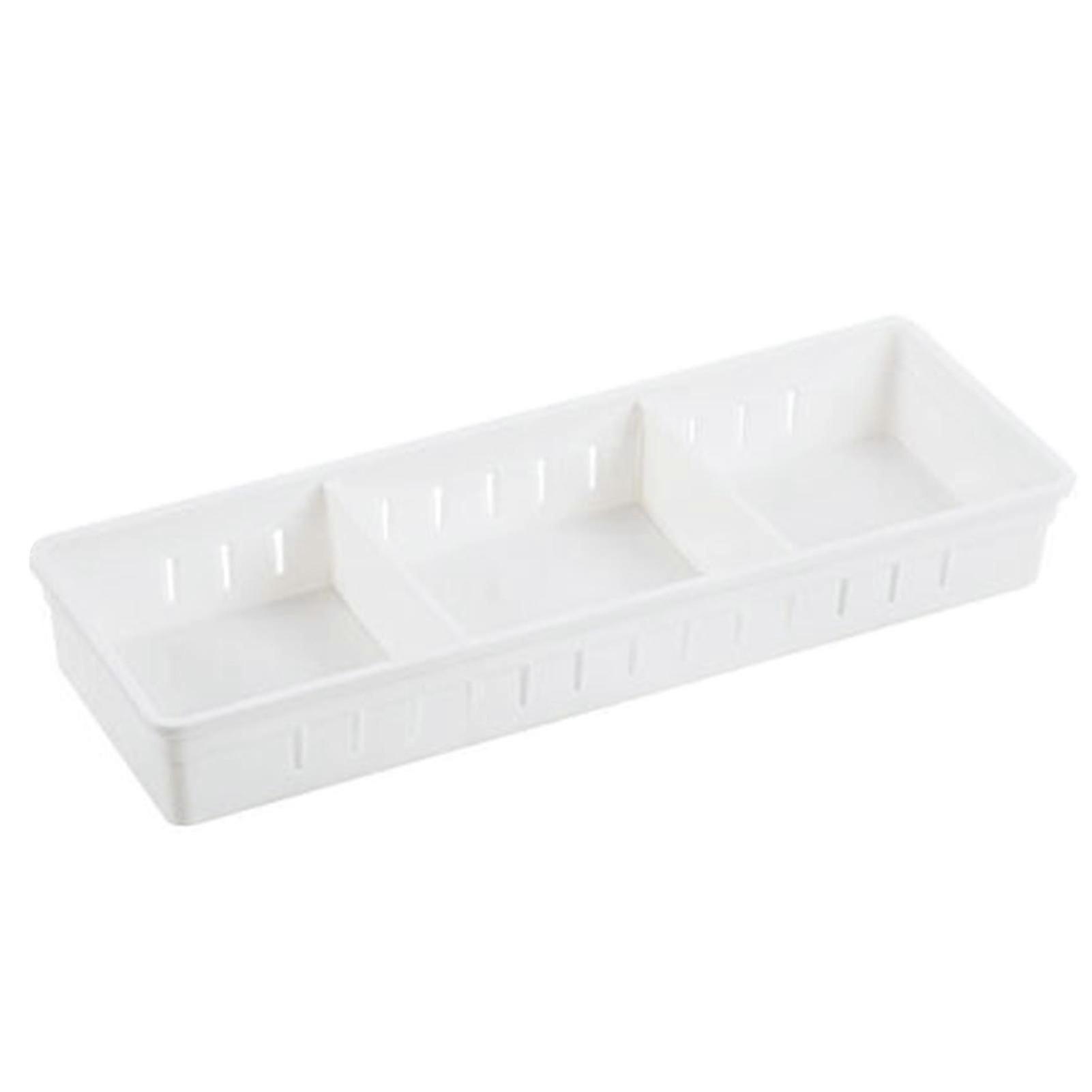 Compartment Storage Box Long Multipurpose Free Combination Widely Used Multifunctional Storage Space-saving Dividing Grid Cutlery Storage Box Desktop