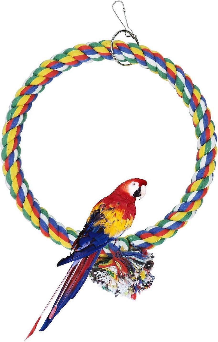 Bird Swing, Cotton, Hang Cage Toy, Bite-resistant