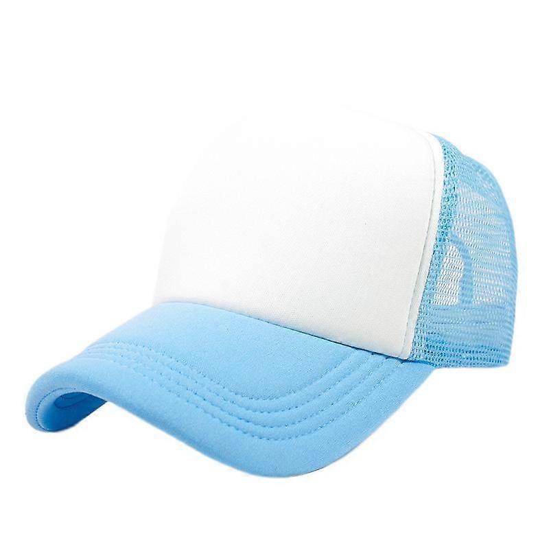 Wekity Two Tone Trucker Hat Summer Mesh Cap with Adjustable Snapback Strap