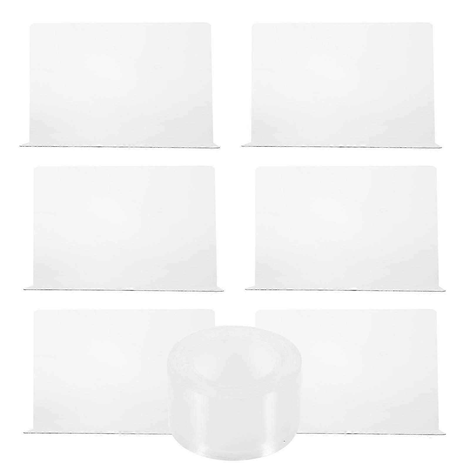 1 Set Of Shelf Dividers Clear Plastic Tall Cabinet Shelf Dividers Organizer