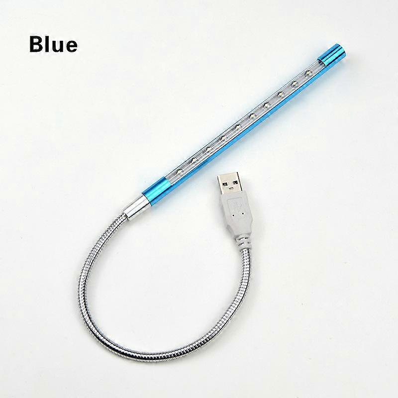 1 Stück USB-LED-Licht 10LED flexibles Buchleselicht geeignet für Notebook-Computer HMM