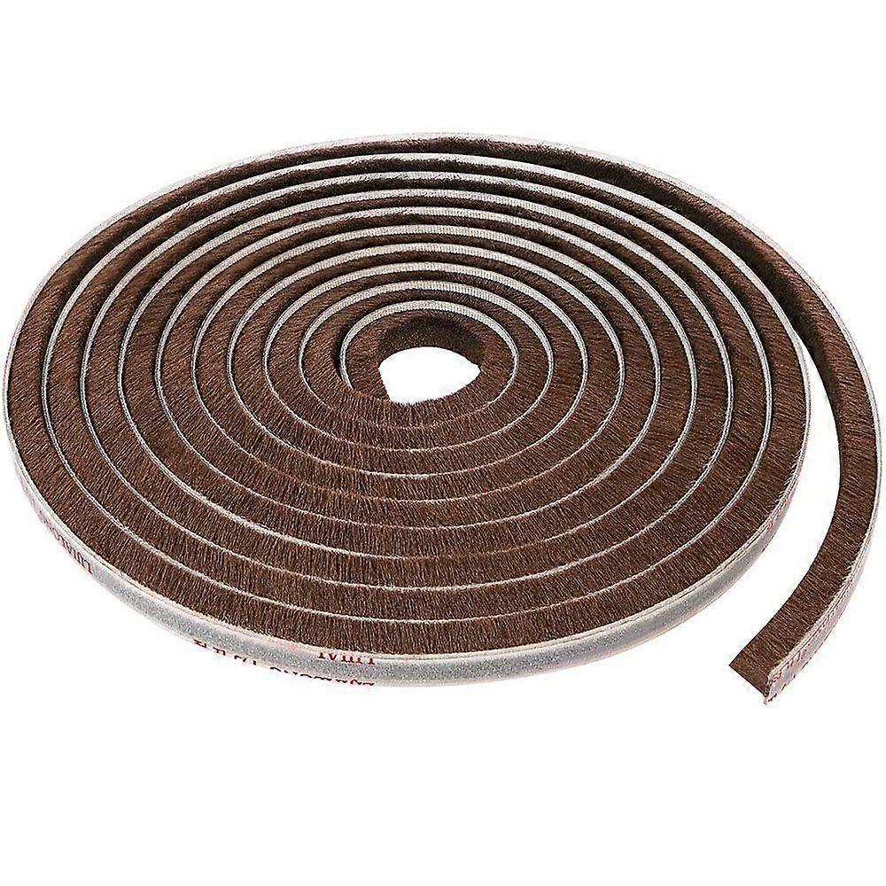 Windproof Door Strip Tape Brush Sealing Strip Door And Window Seal Pile Weatherstrip Self Adhesive