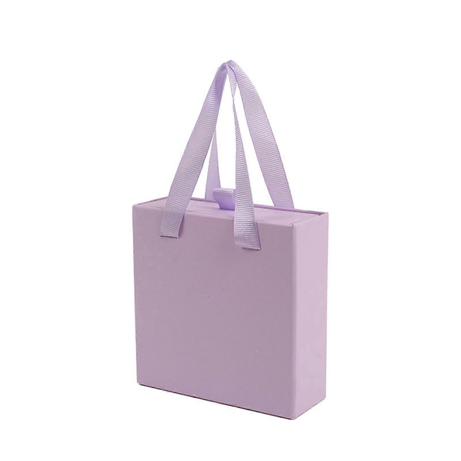 Earring Storage Box Vibrant Color Smooth Surface Dustproof Drawer Design with Handle Decorative