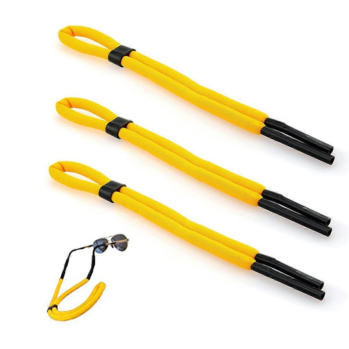 3 Pcs Floating Sunglass Strap Pack, Eyewear Retainer for Swimming