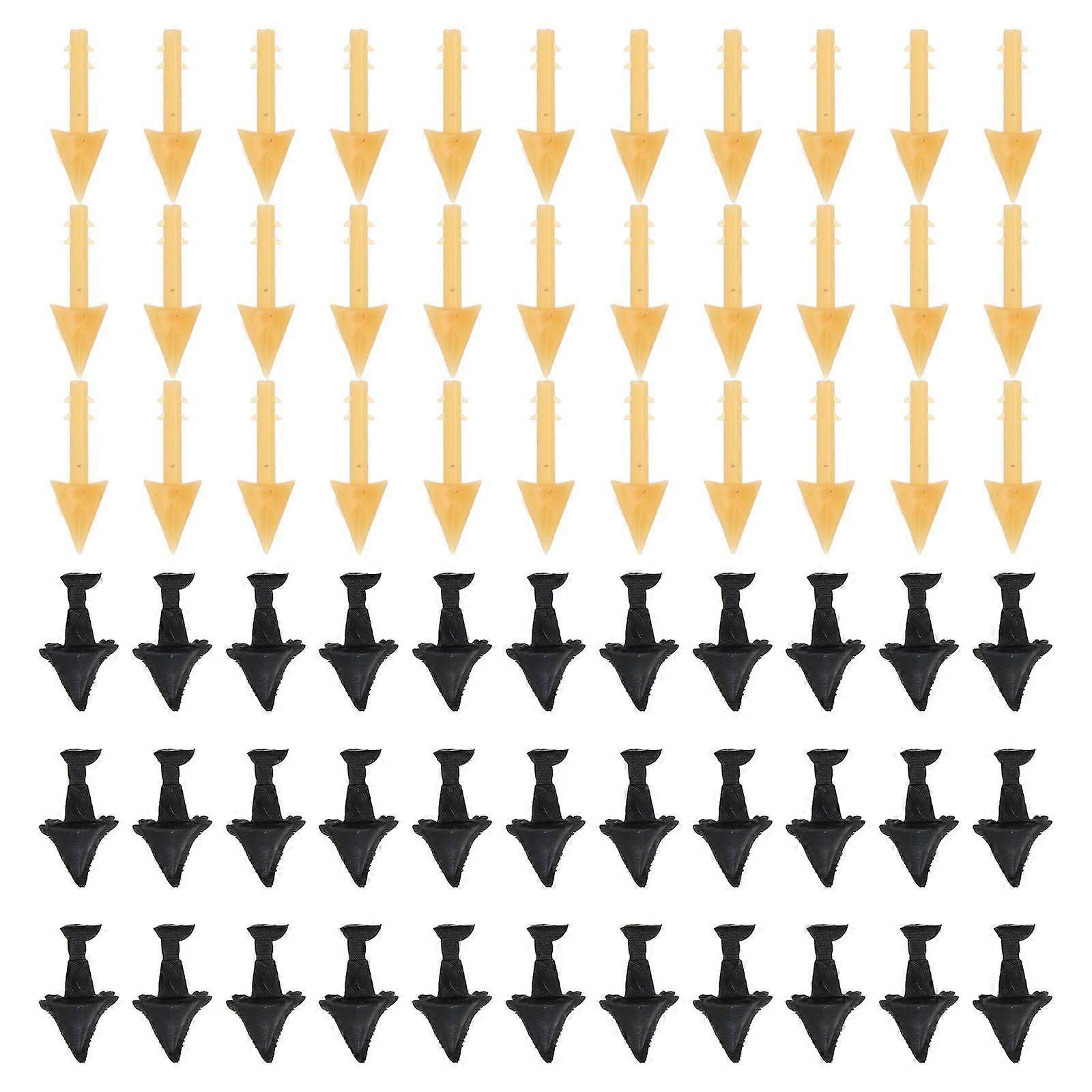 200Pcs 플라스틱 가짜 병아리 입 부리 DIY 병아리 닭 새 액세서리 만들기