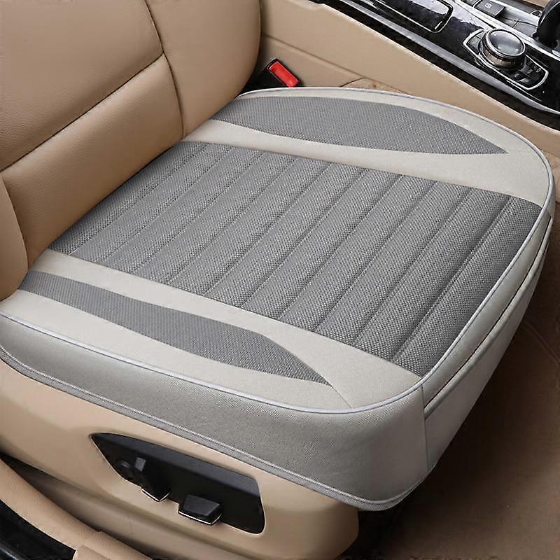 Car Seat Cover Flax Cushion Seasons Universal Breathable for Most Four-Door Sedan SUV Ultra-Luxury Car Seat Protection