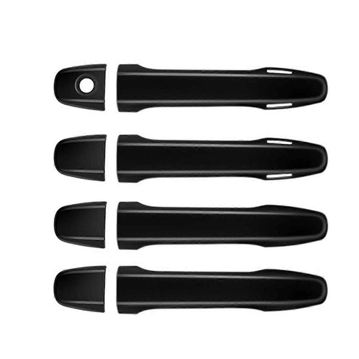 Car Door Outside Pull Handle Trim Cover for Forester 2025 Exterior Handle Trim Sticker Bright Black