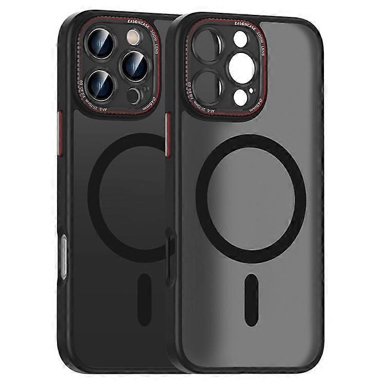 Compatible For iPhone 16 Pro Max Case PC + TPU Phone Back Cover Compatible with MagSafe