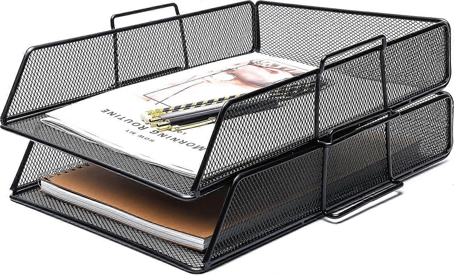 Sorter papieru / taca / organizer na biurko / uchwyt na dokumenty 2szt - Biuro, szkoła ()
