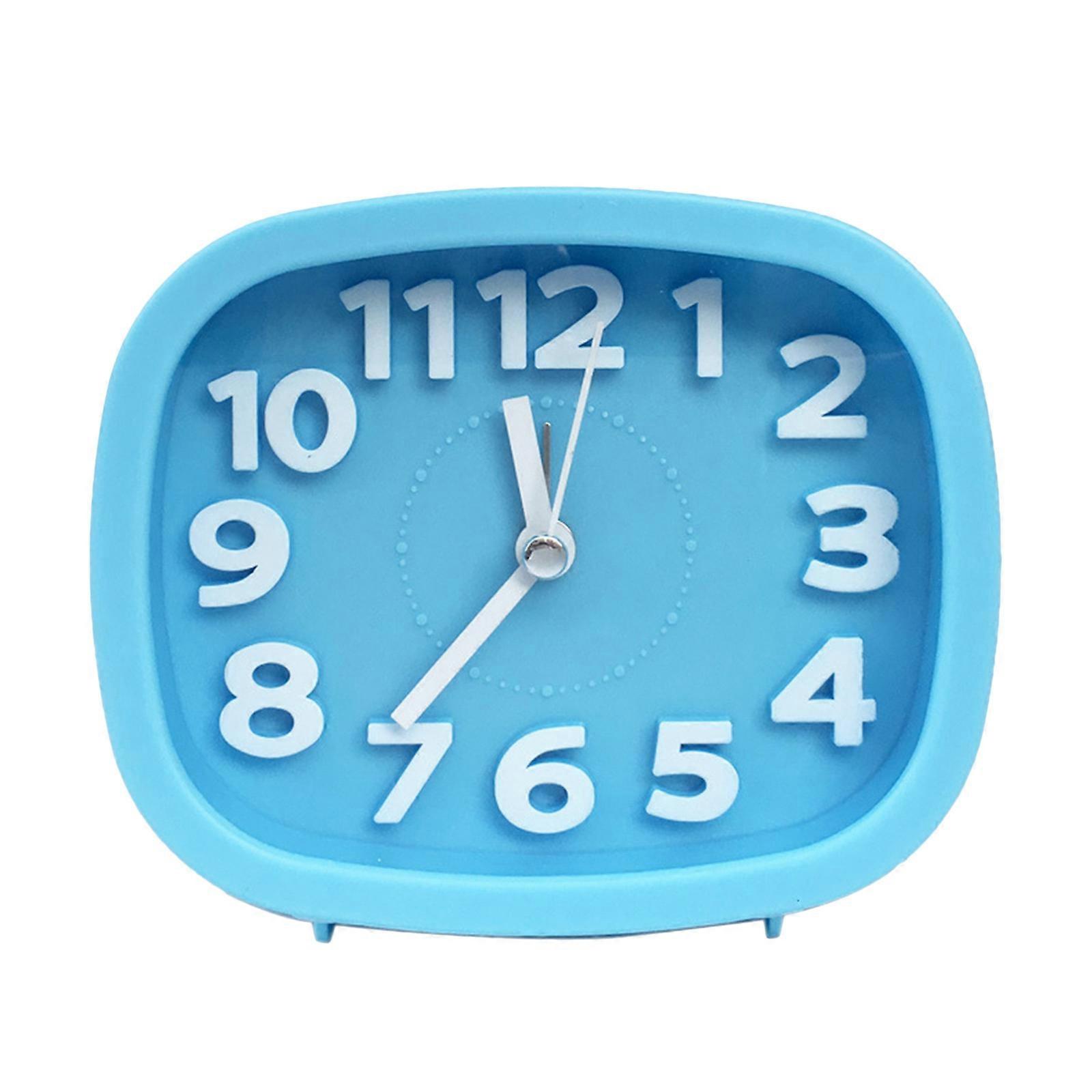 Silent Quartz Clock Desktop Ornament Alarm Clock Electronic Clock Aesthetic