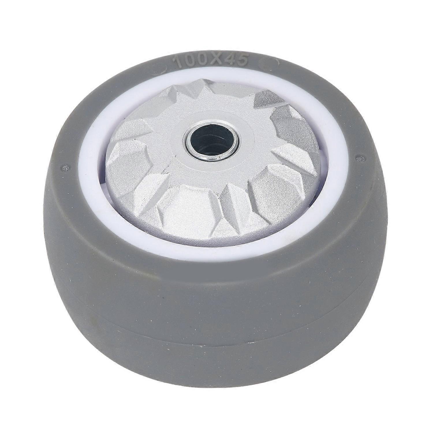 TPR Rubber Caster 4in Heavy Duty Wear Resistant Silent Tire Wheel Replacement for Hand Trucks Dolly