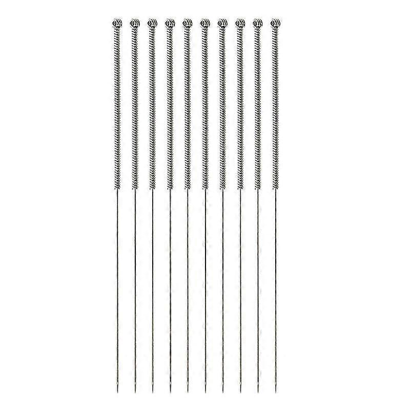 Kit de nettoyage de buse 10 aiguilles en acier inoxydable 0,2 / 0,25 / 0,3 / 0,35 / 0,4 mm