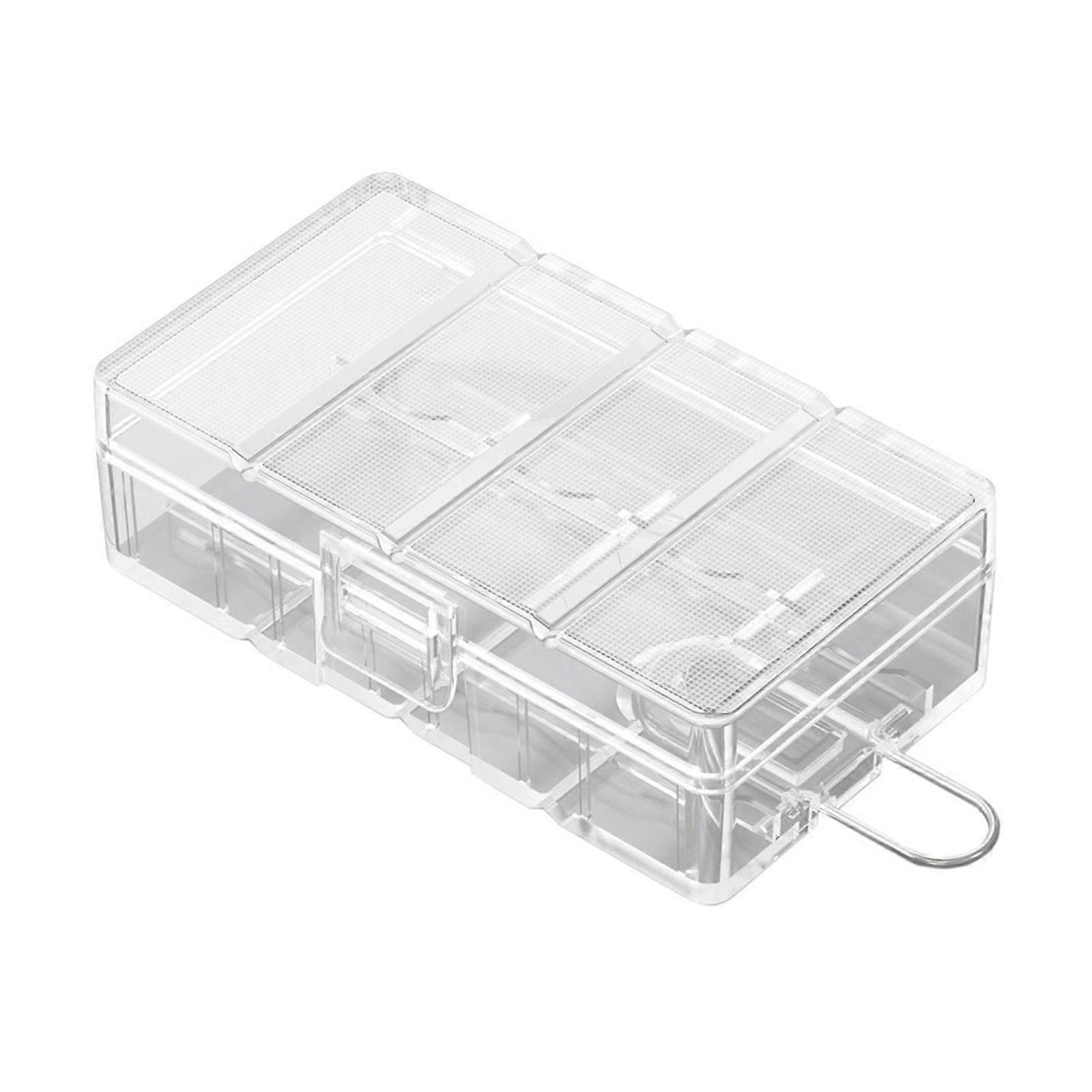 Convenient Battery Storage Case for 16340 Batteries Secure &Organize Batteries with this Plastic Storage Case Box