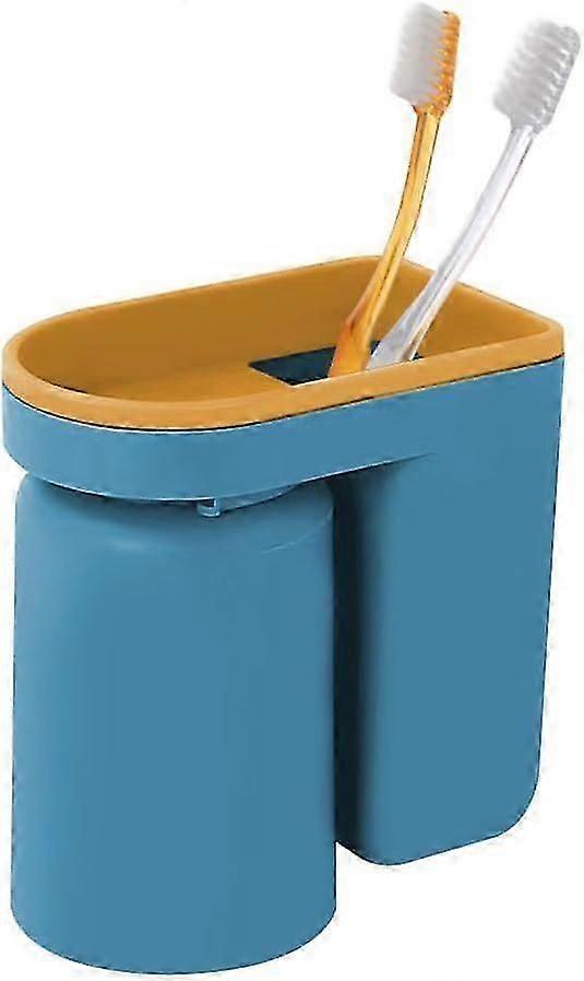 Toothbrush Holder,toothbrush Storage Rack,adhesive Wall Mounted Toothpaste Holder With Toothbrush Cup For Bathroom