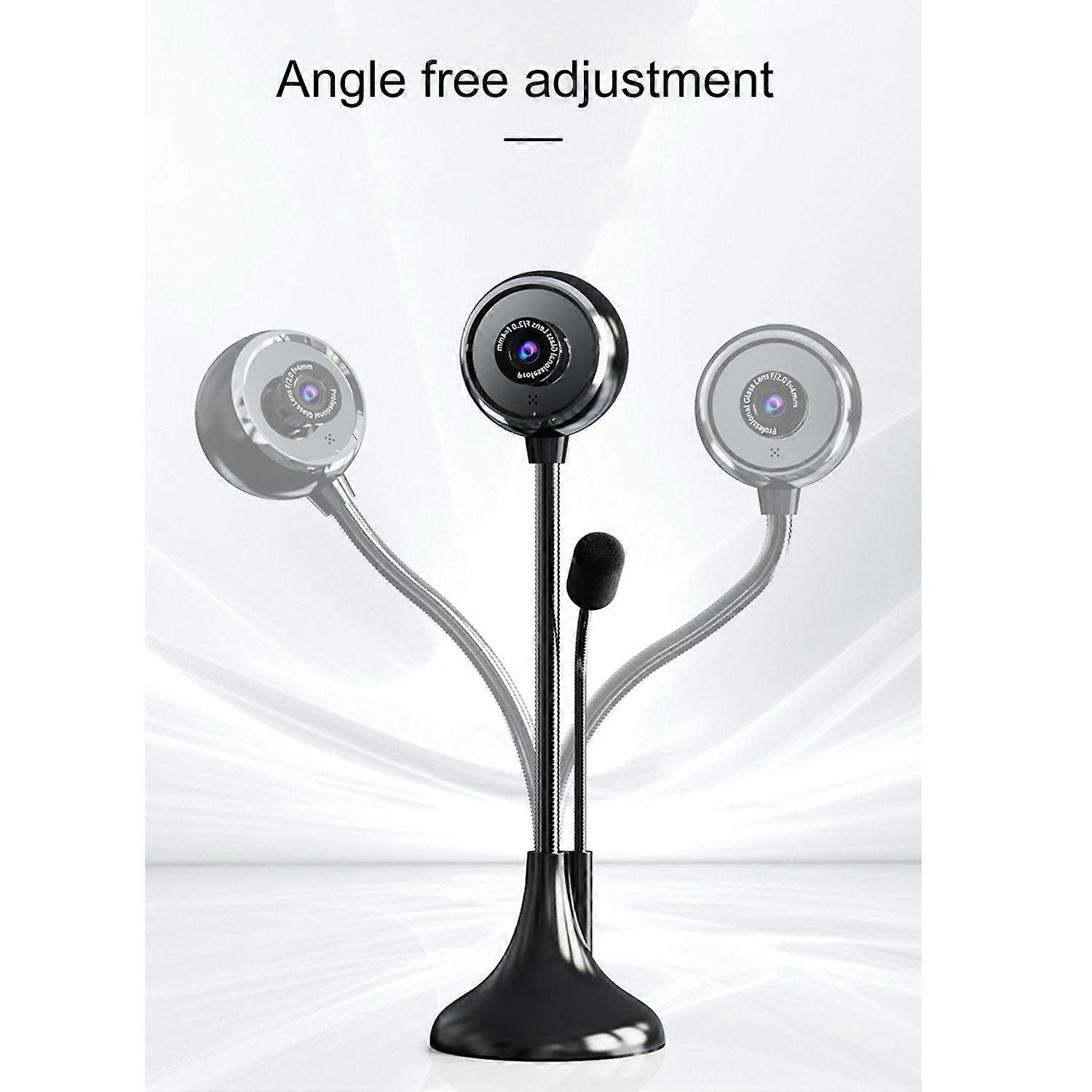 SADA A09 USB Desktop Stand-Up Camera Manual Focus Wide Angle Lens Easily Switch Between Horizontal a