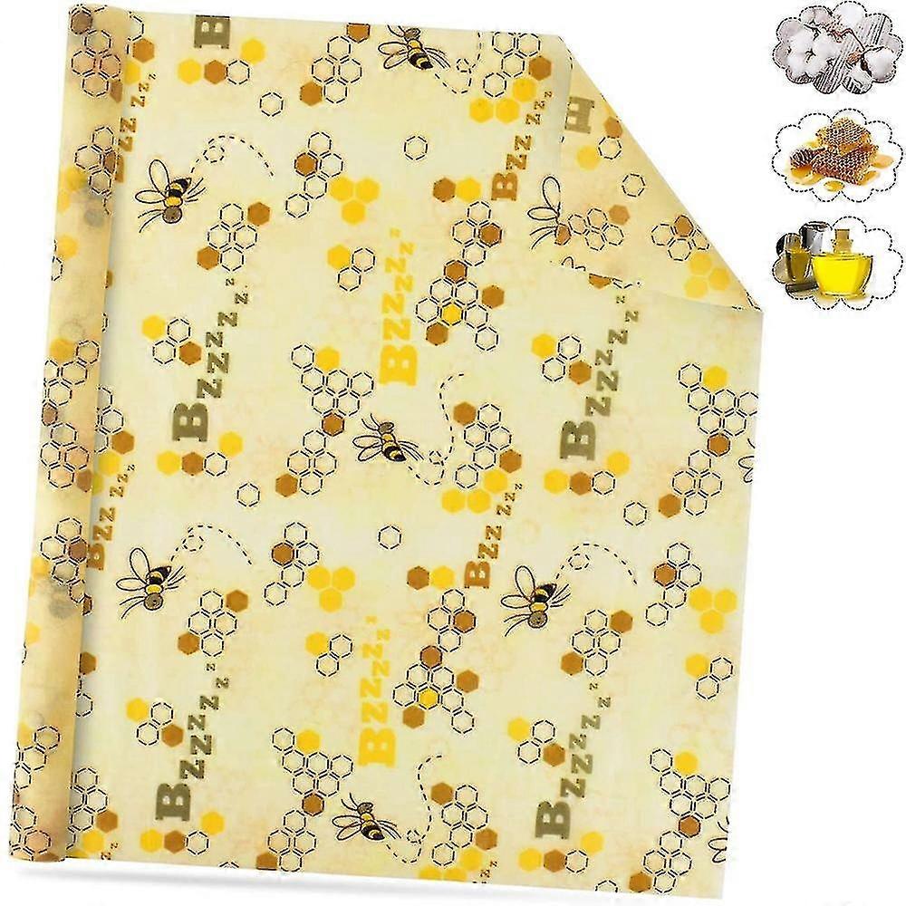 3 κομμάτι που τίθεται κερί δίνης beeswax έγγραφο, επαναχρησιμοποιήσιμο μαντηλάκι κεριών μέλισσας οργανικό
