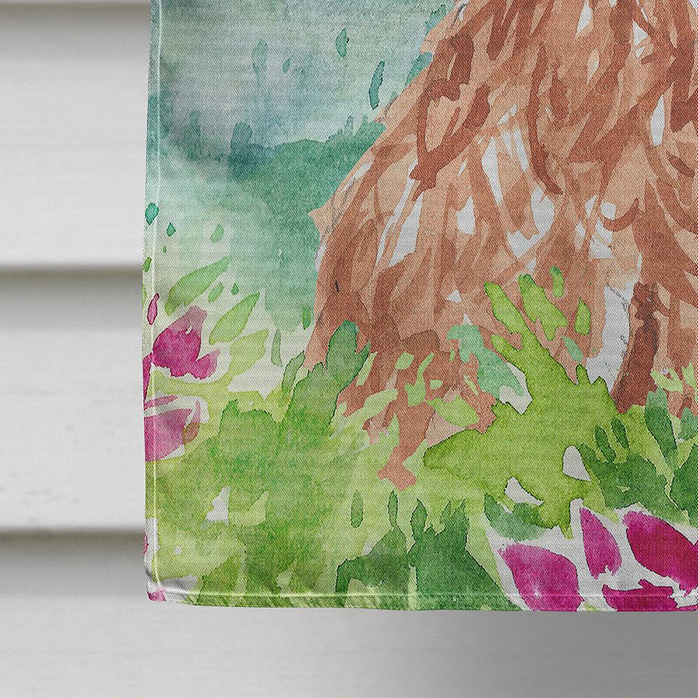 Caroline's Treasures 28 In. X 40 In. Polyester Love A Goldendoodle Flag Canvas House Size 2