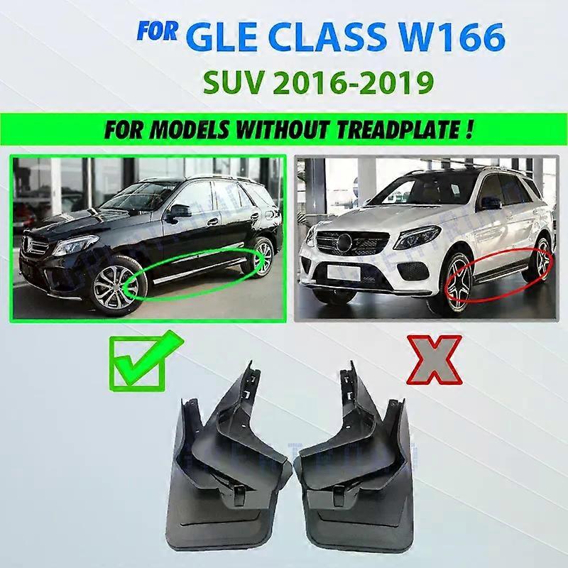 Pour Mercedes Benz GLE Class W166 2012 - 2019 2013 2014 Garde-boue de voiture Garde-boue Garde-boue Garde-boue Garde-boue Accessoires d’aile