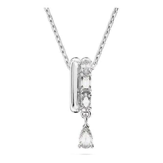 Mixed Cuts White Rhodium Plated Dextera Pendant 5671819