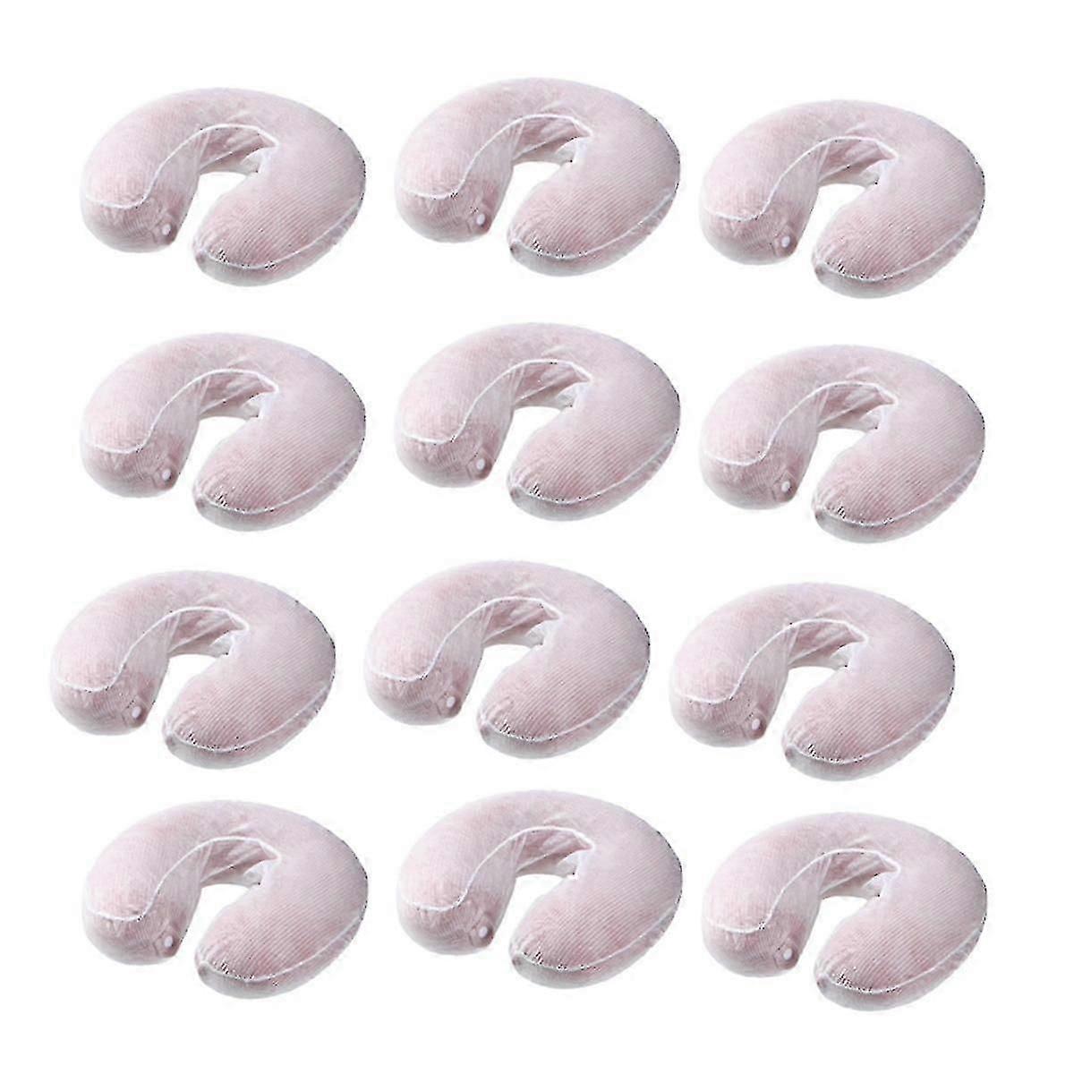 100 pcs 일회용 머리 받침 커버 일회용 마사지 커버 마사지 머리 받침 커버 U 자형 요람