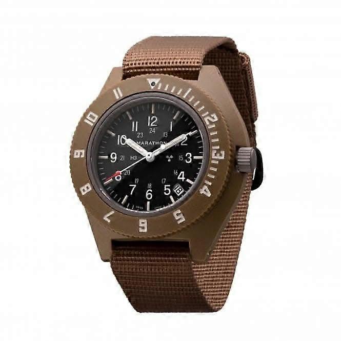 41mm Desert Tan Pilot's Navigator Date Ballistic Nylon Uhr