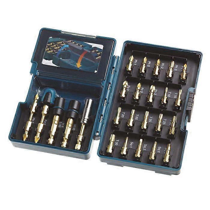 Screwdriver bits - Makita - 26pcs - High-quality steel - Increased durability - Shock absorption